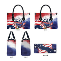 USA 250 Years of Freedom Leather Bag American Patriotic