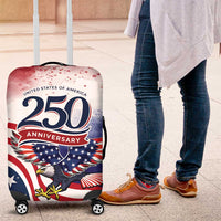 USA 250 Years of Freedom Luggage Cover American Patriotic