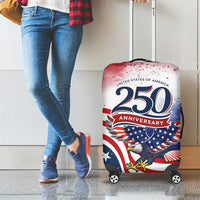 USA 250 Years of Freedom Luggage Cover American Patriotic
