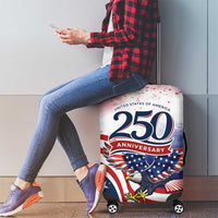 USA 250 Years of Freedom Luggage Cover American Patriotic