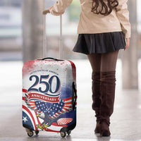 USA 250 Years of Freedom Luggage Cover American Patriotic