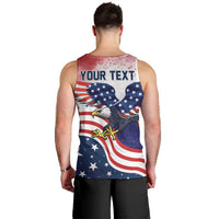 Personalized USA 250 Years of Freedom Men Tank Top American Patriotic