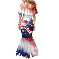 Personalized USA 250 Years of Freedom Mermaid Dress American Patriotic