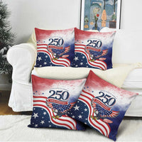 USA 250 Years of Freedom Pillow Cover American Patriotic