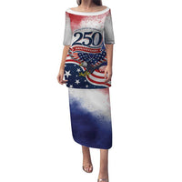 Personalized USA 250 Years of Freedom Puletasi American Patriotic
