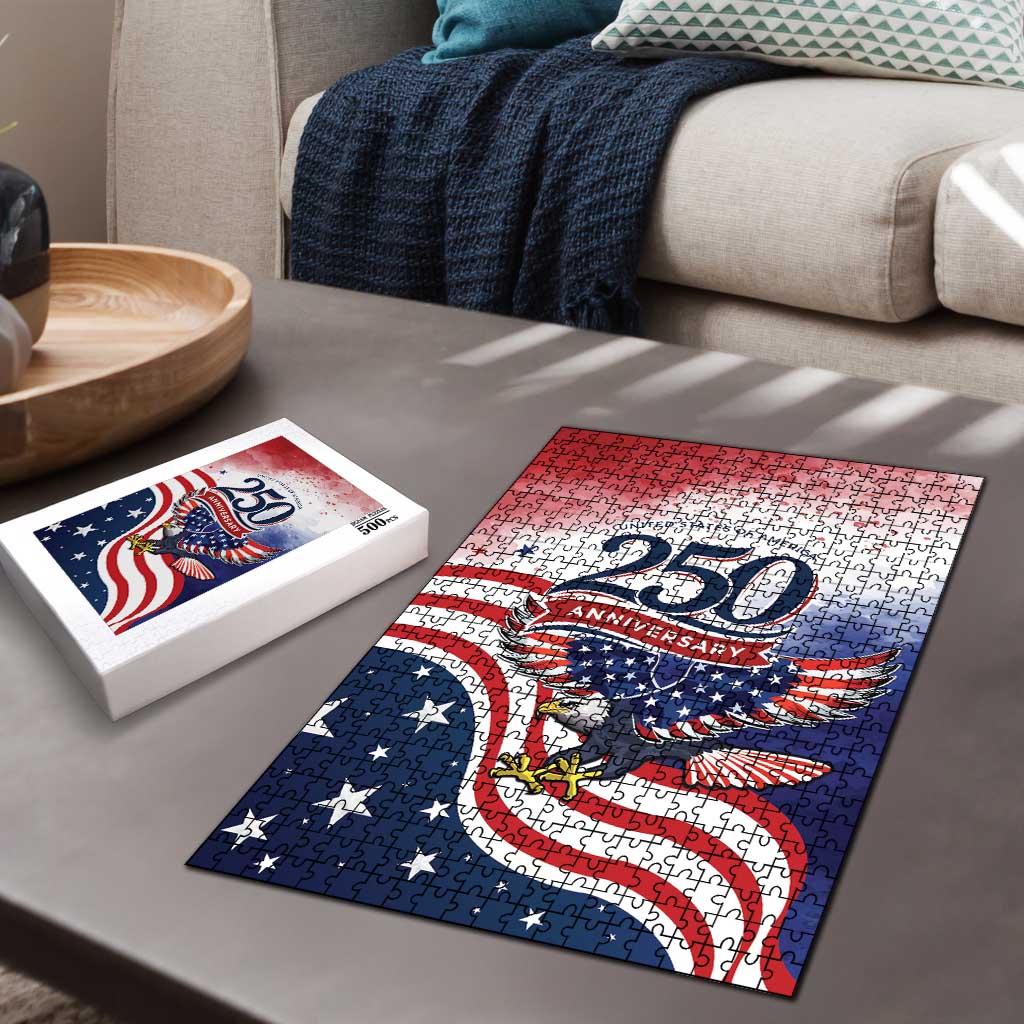 USA 250 Years of Freedom Puzzle American Patriotic