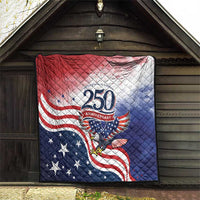 USA 250 Years of Freedom Quilt American Patriotic