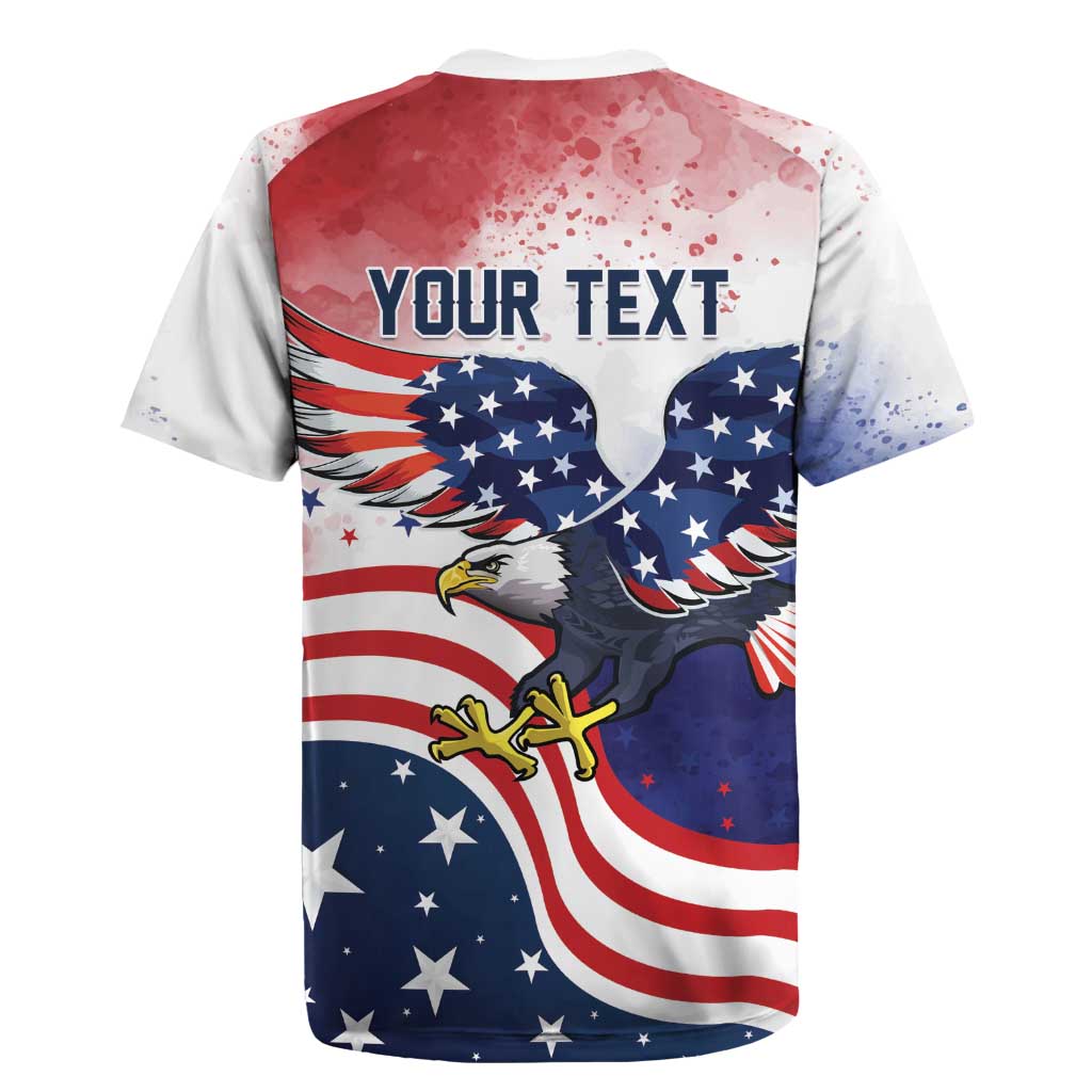 Personalized USA 250 Years of Freedom Rugby Jersey American Patriotic