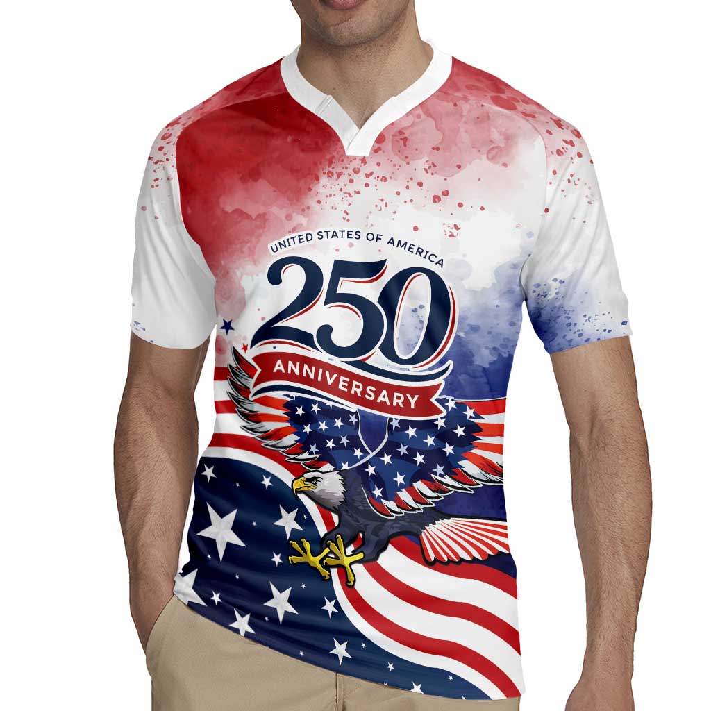 Personalized USA 250 Years of Freedom Rugby Jersey American Patriotic