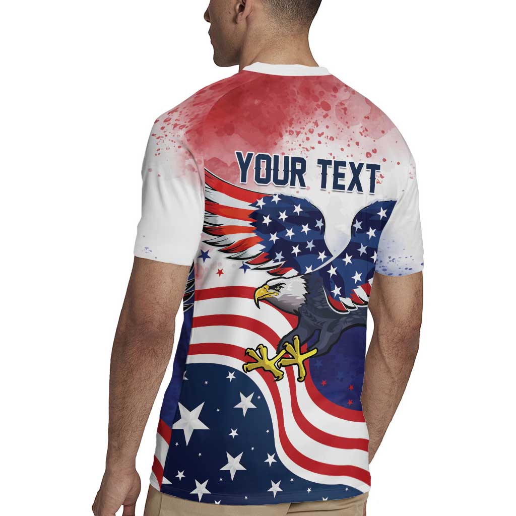 Personalized USA 250 Years of Freedom Rugby Jersey American Patriotic