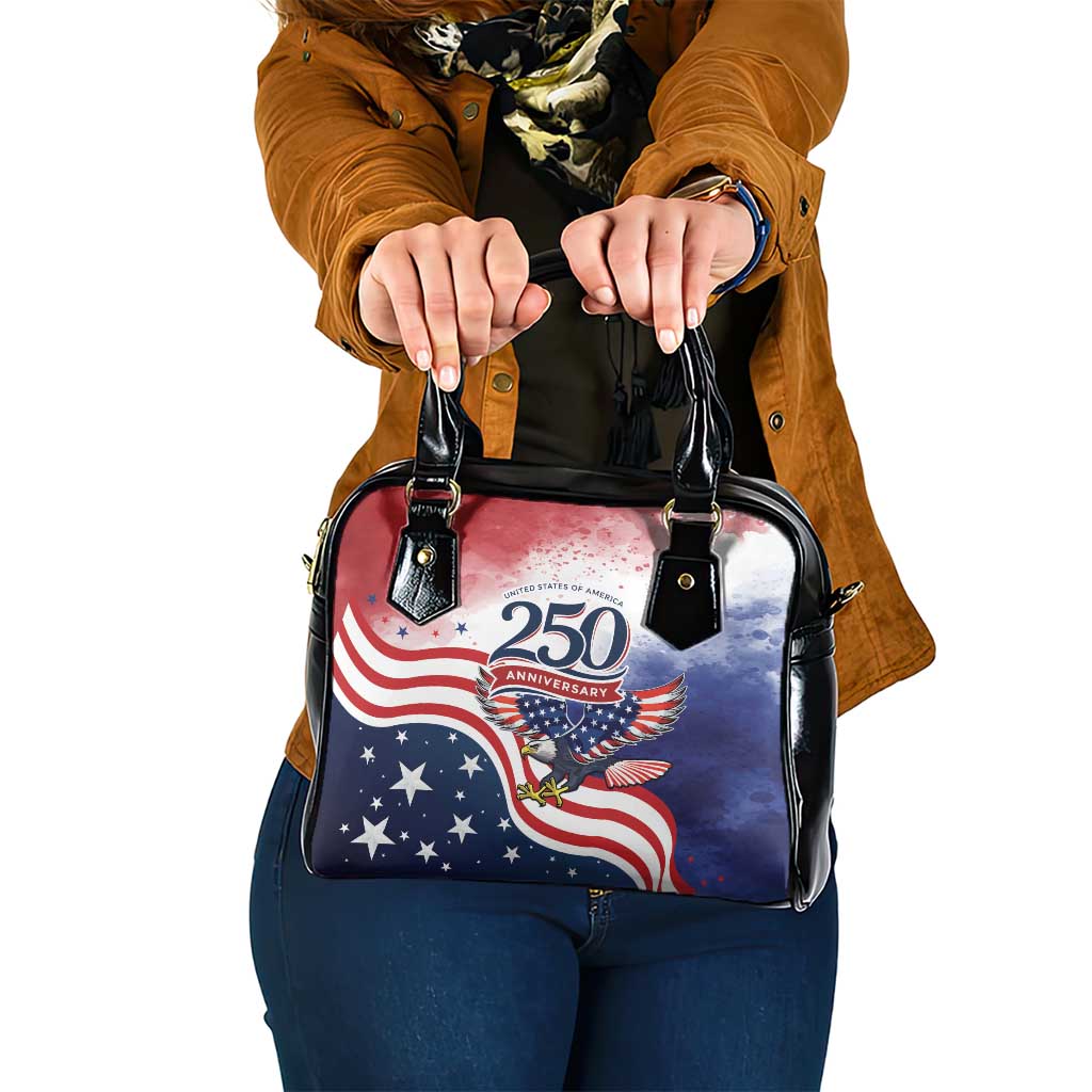 USA 250 Years of Freedom Shoulder Handbag American Patriotic