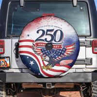 USA 250 Years of Freedom Spare Tire Cover American Patriotic