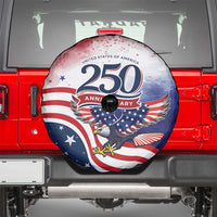 USA 250 Years of Freedom Spare Tire Cover American Patriotic