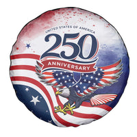 USA 250 Years of Freedom Spare Tire Cover American Patriotic