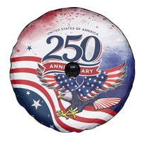 USA 250 Years of Freedom Spare Tire Cover American Patriotic