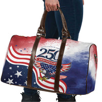 USA 250 Years of Freedom Travel Bag American Patriotic