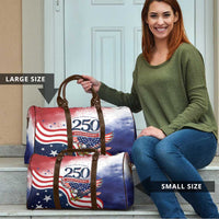 USA 250 Years of Freedom Travel Bag American Patriotic