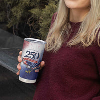 USA 250 Years of Freedom Tumbler Cup American Patriotic