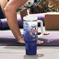 USA 250 Years of Freedom Tumbler With Handle American Patriotic