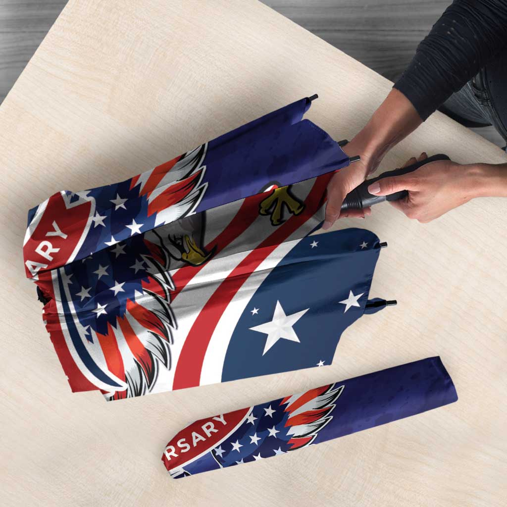 USA 250 Years of Freedom Umbrella American Patriotic