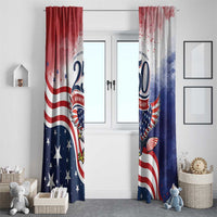 USA 250 Years of Freedom Window Curtain American Patriotic