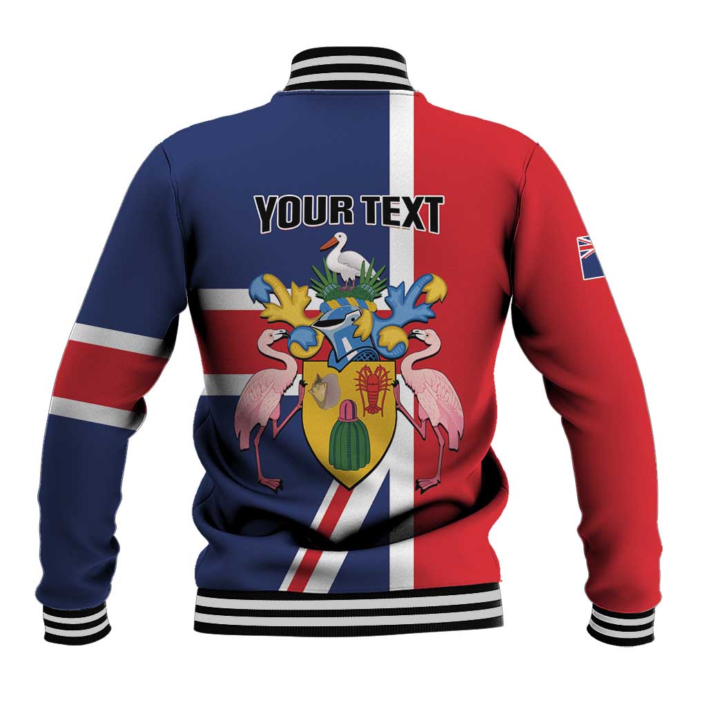 Personalised Turks and Caicos Islands Baseball Jacket Come On Team TCI