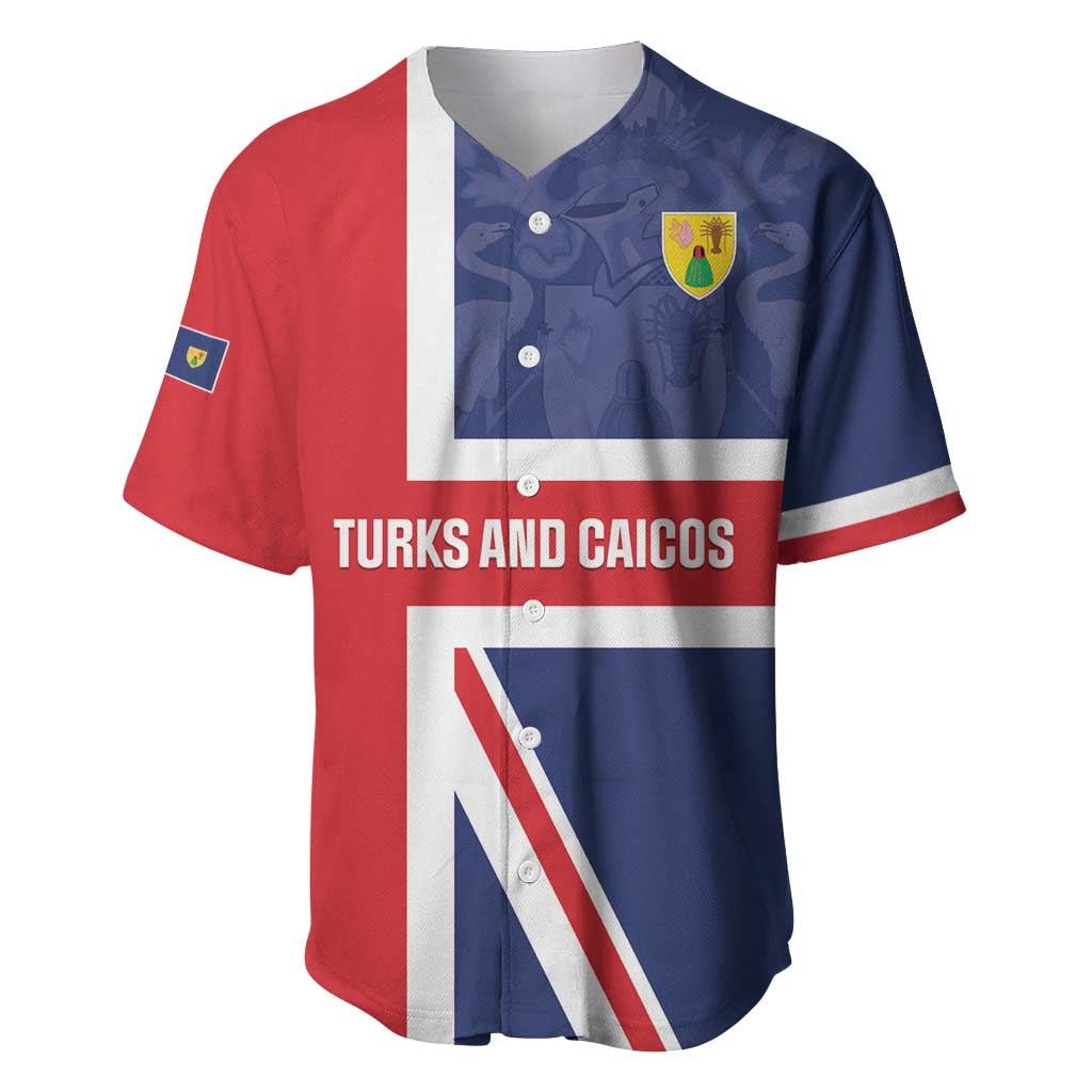 Personalised Turks and Caicos Islands Baseball Jersey Come On Team TCI