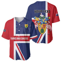 Personalised Turks and Caicos Islands Baseball Jersey Come On Team TCI