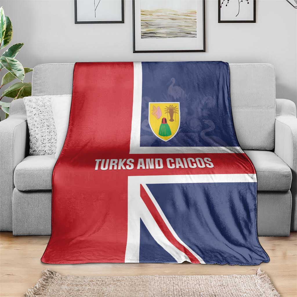 Turks and Caicos Islands Blanket Come On Team TCI