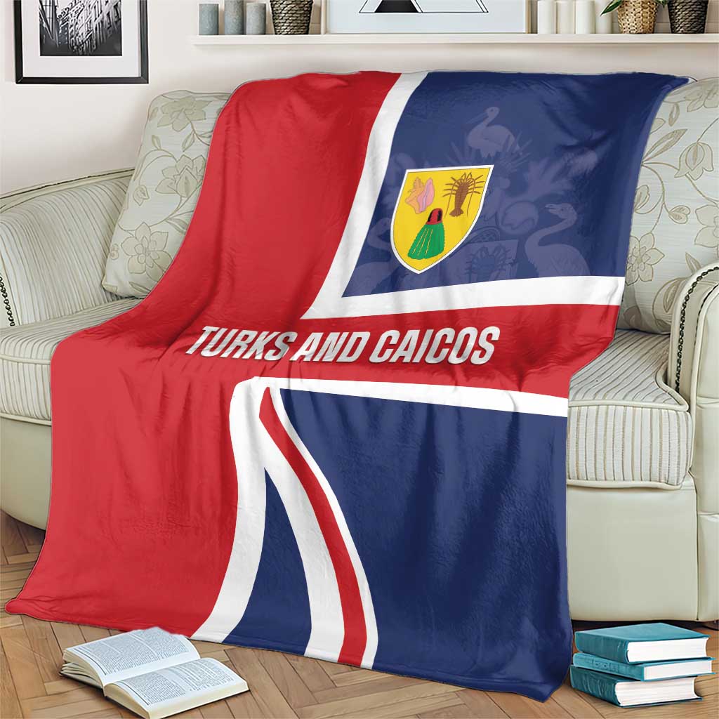 Turks and Caicos Islands Blanket Come On Team TCI