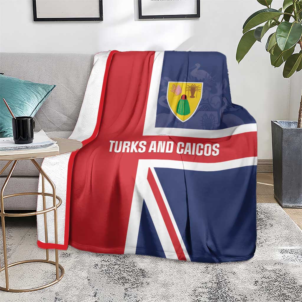 Turks and Caicos Islands Blanket Come On Team TCI