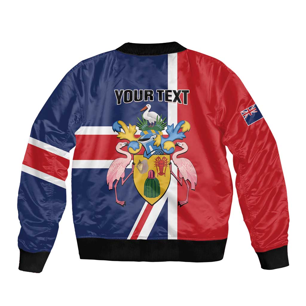 Personalised Turks and Caicos Islands Bomber Jacket Come On Team TCI