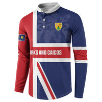Personalised Turks and Caicos Islands Button Sweatshirt Come On Team TCI