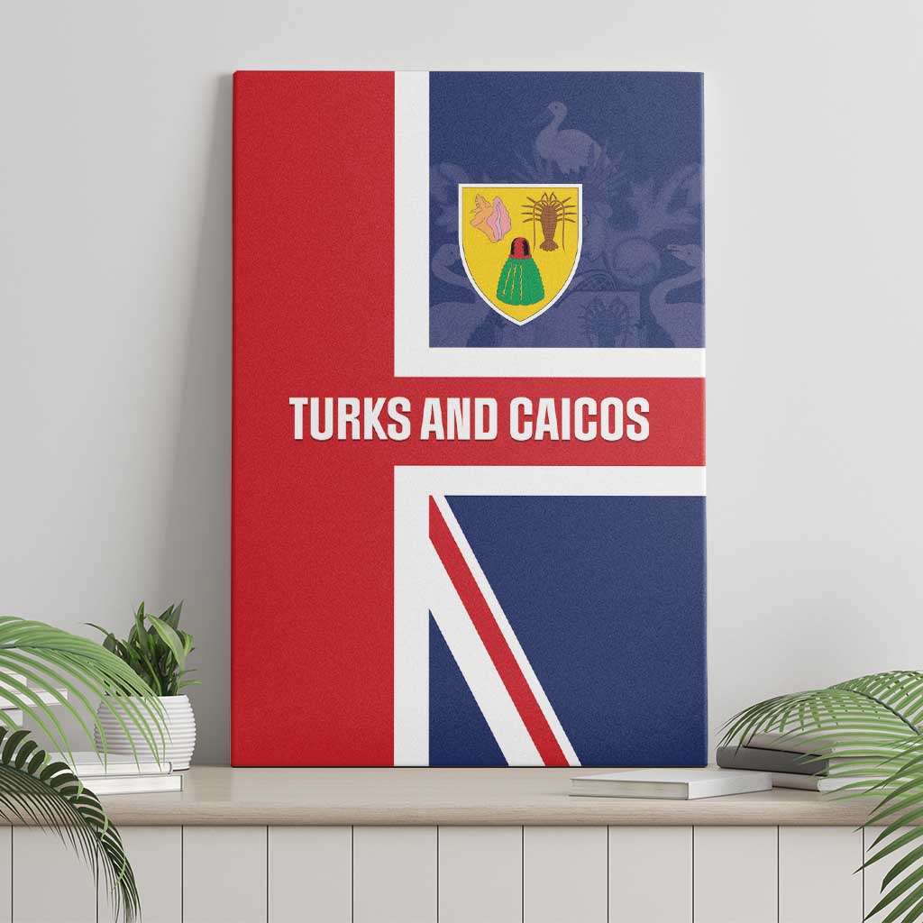 Turks and Caicos Islands Canvas Wall Art Come On Team TCI