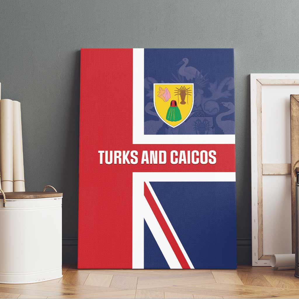 Turks and Caicos Islands Canvas Wall Art Come On Team TCI
