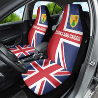 Turks and Caicos Islands Car Seat Cover Come On Team TCI