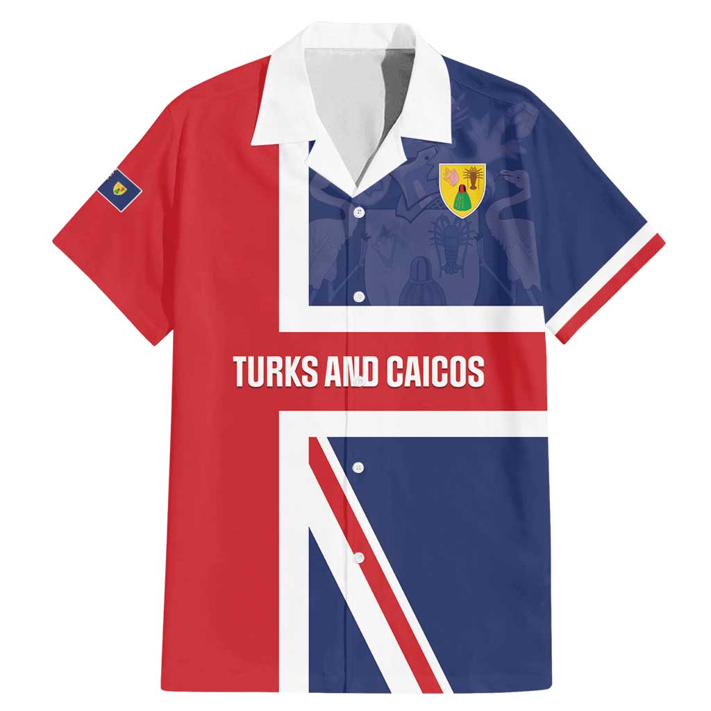 Personalised Turks and Caicos Islands Family Matching Mermaid Dress and Hawaiian Shirt Come On Team TCI