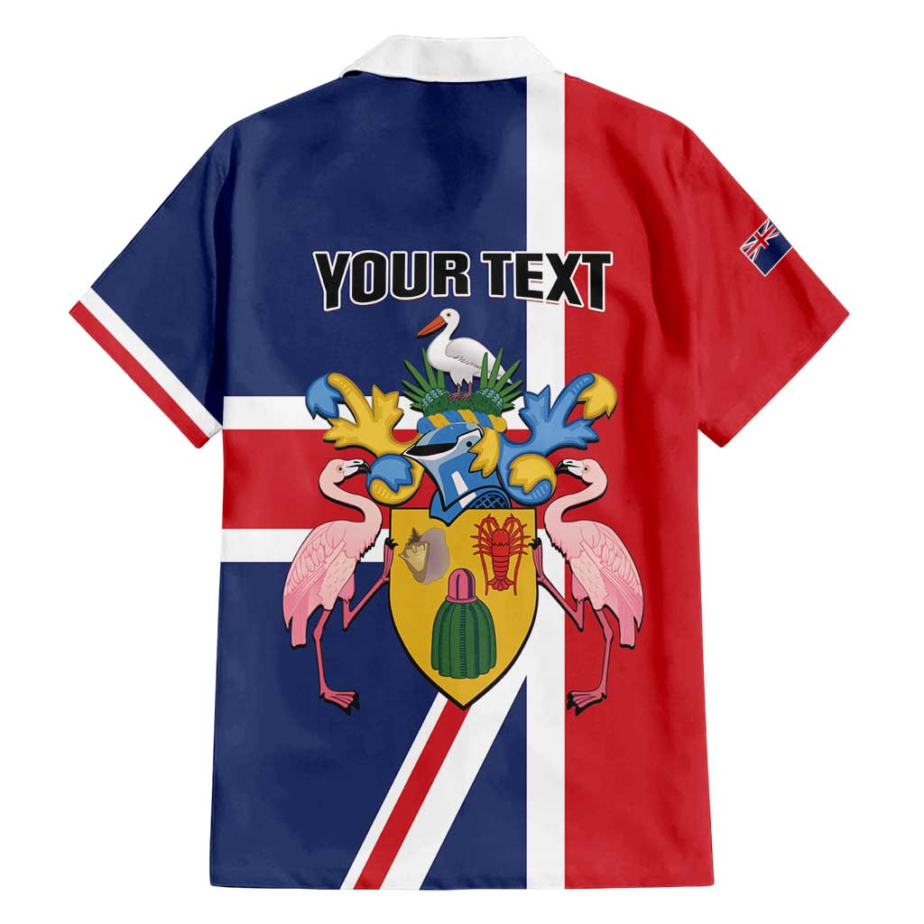 Personalised Turks and Caicos Islands Family Matching Off Shoulder Short Dress and Hawaiian Shirt Come On Team TCI