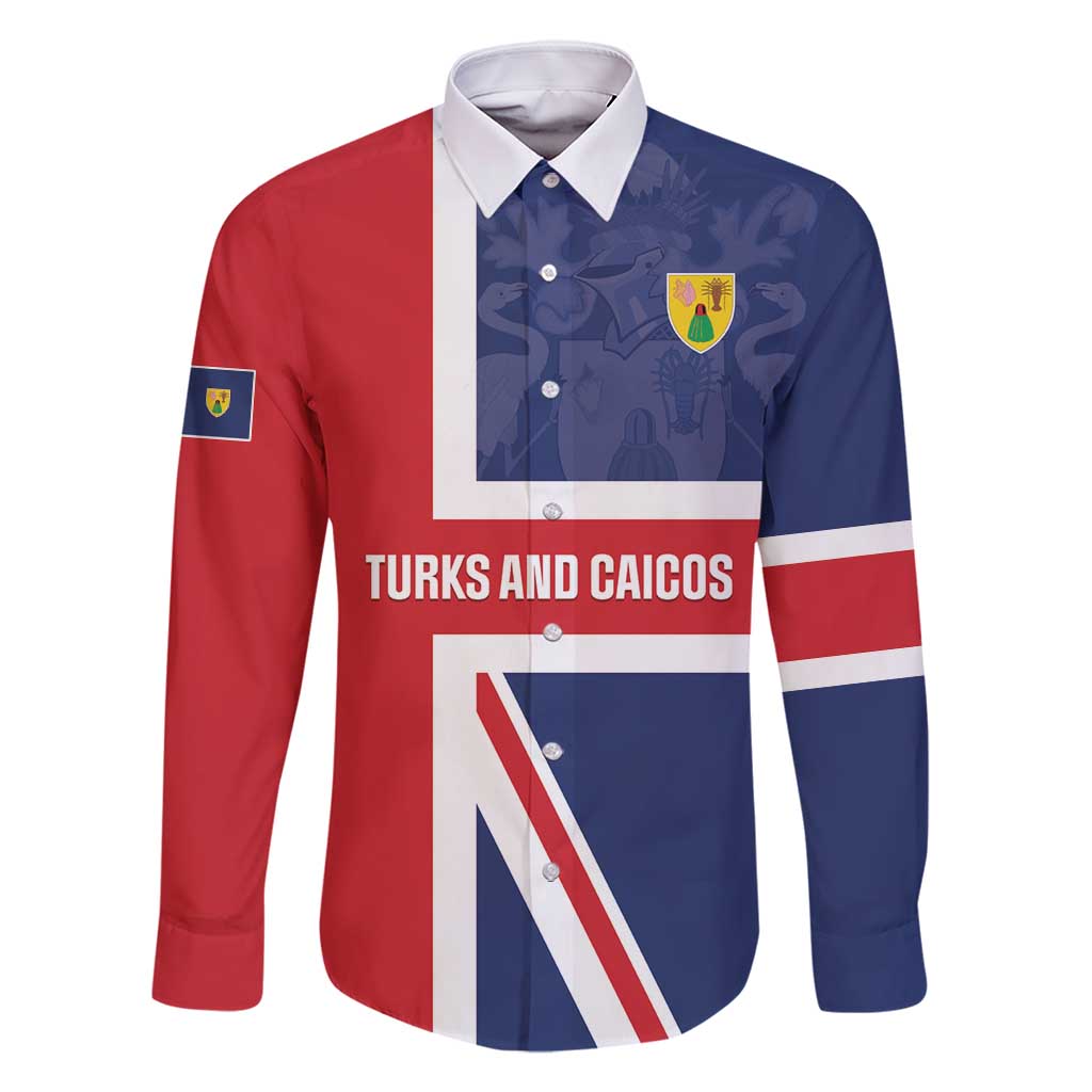 Personalised Turks and Caicos Islands Family Matching Off Shoulder Short Dress and Hawaiian Shirt Come On Team TCI