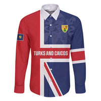 Personalised Turks and Caicos Islands Family Matching Puletasi and Hawaiian Shirt Come On Team TCI