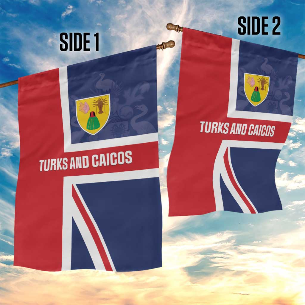 Turks and Caicos Islands Garden Flag Come On Team TCI