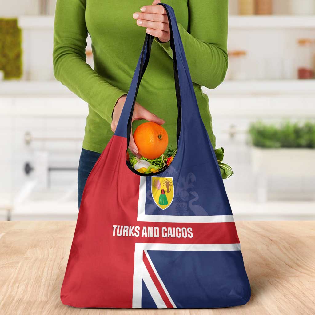 Turks and Caicos Islands Grocery Bag Come On Team TCI