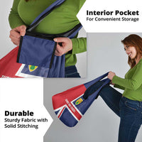 Turks and Caicos Islands Grocery Bag Come On Team TCI