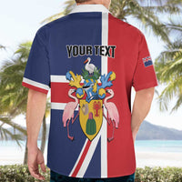 Personalised Turks and Caicos Islands Hawaiian Shirt Come On Team TCI