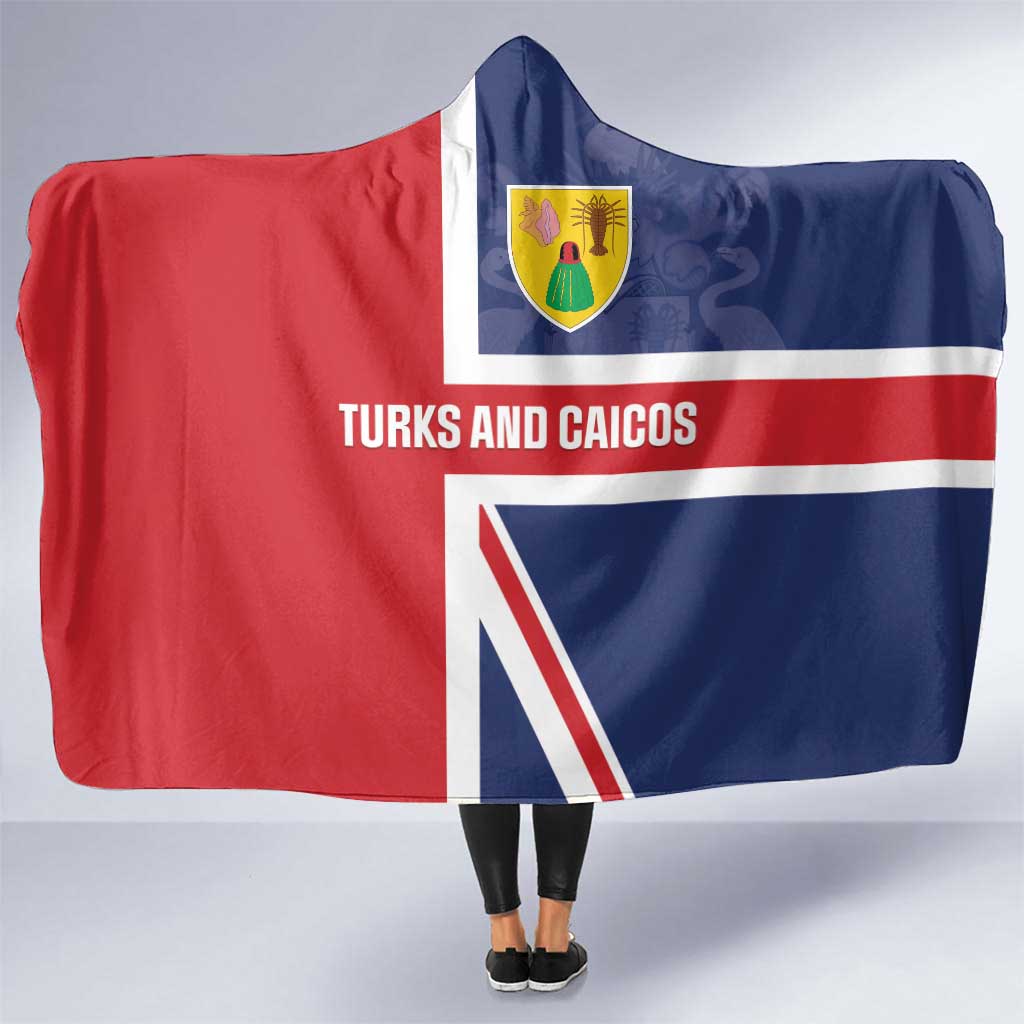 Turks and Caicos Islands Hooded Blanket Come On Team TCI