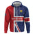 Personalised Turks and Caicos Islands Hoodie Come On Team TCI