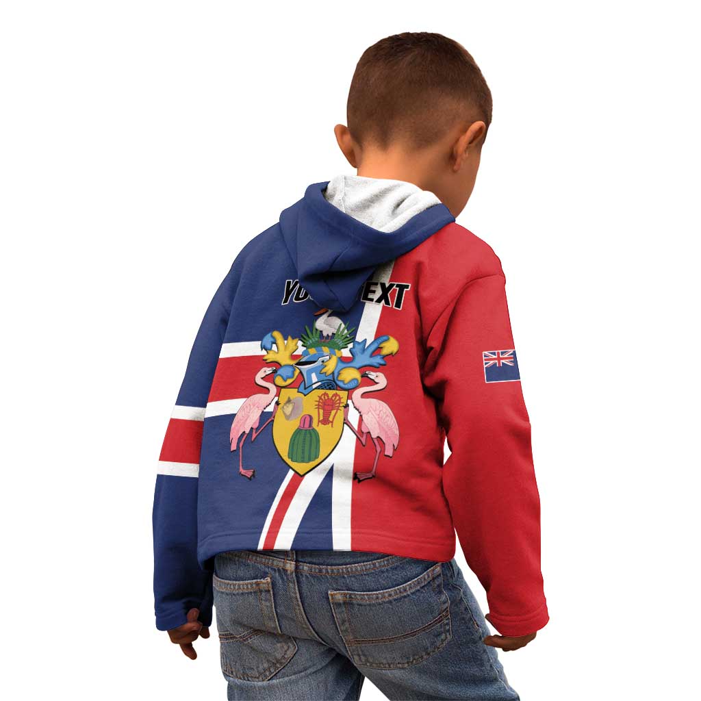 Personalised Turks and Caicos Islands Kid Hoodie Come On Team TCI