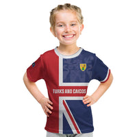Personalised Turks and Caicos Islands Kid T Shirt Come On Team TCI