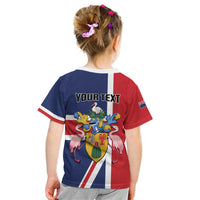 Personalised Turks and Caicos Islands Kid T Shirt Come On Team TCI