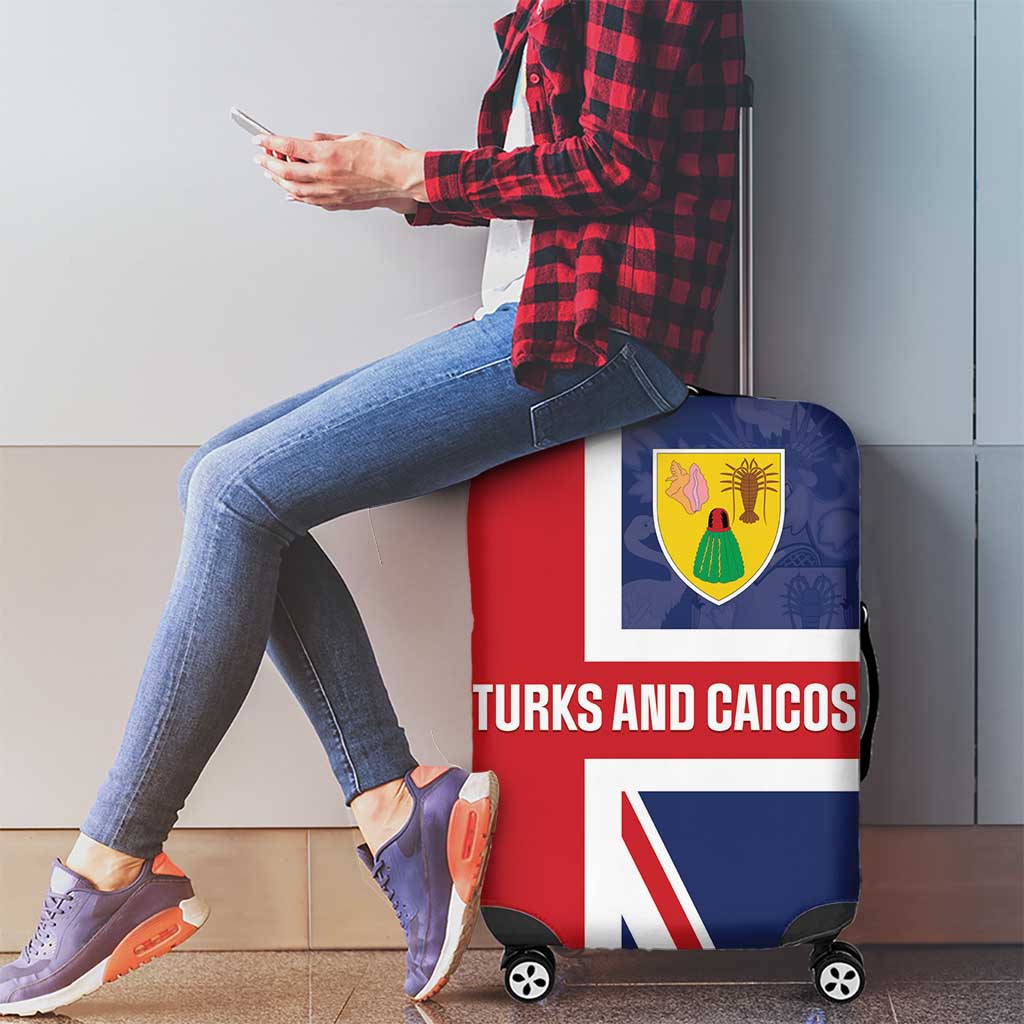 Turks and Caicos Islands Luggage Cover Come On Team TCI